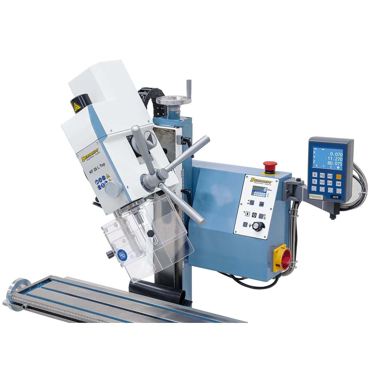 KF 26 L Top Drill and Milling Machine with 3-Axis Digital Display DT 40