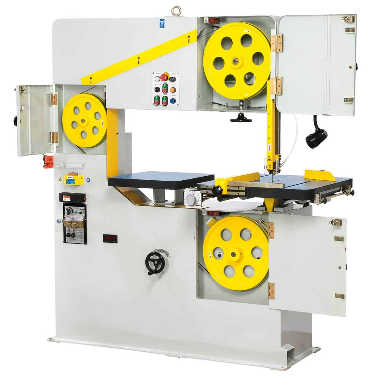 Vertical band saw with automatic table feed VMS 1000 A