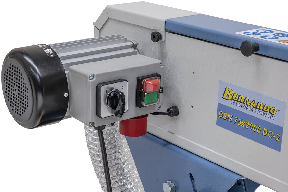 Bernardo Levigatrice a nastro con aspirazione BSM 75 x 2000 DC-2