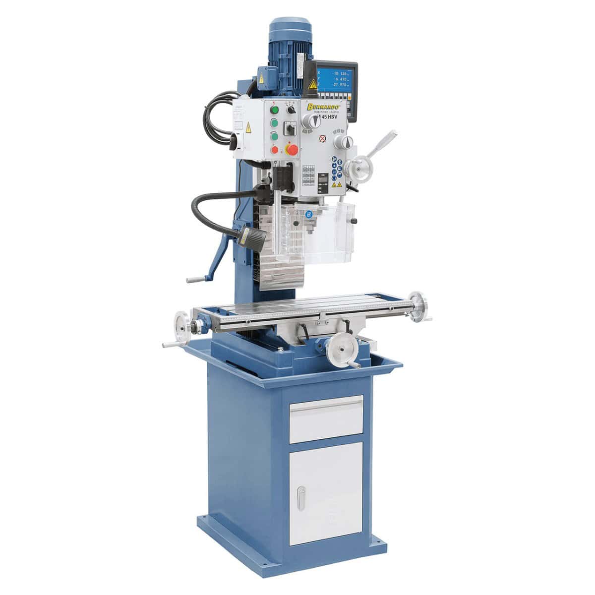 FM 45 HSV drilling and milling machine with 3-axis position display