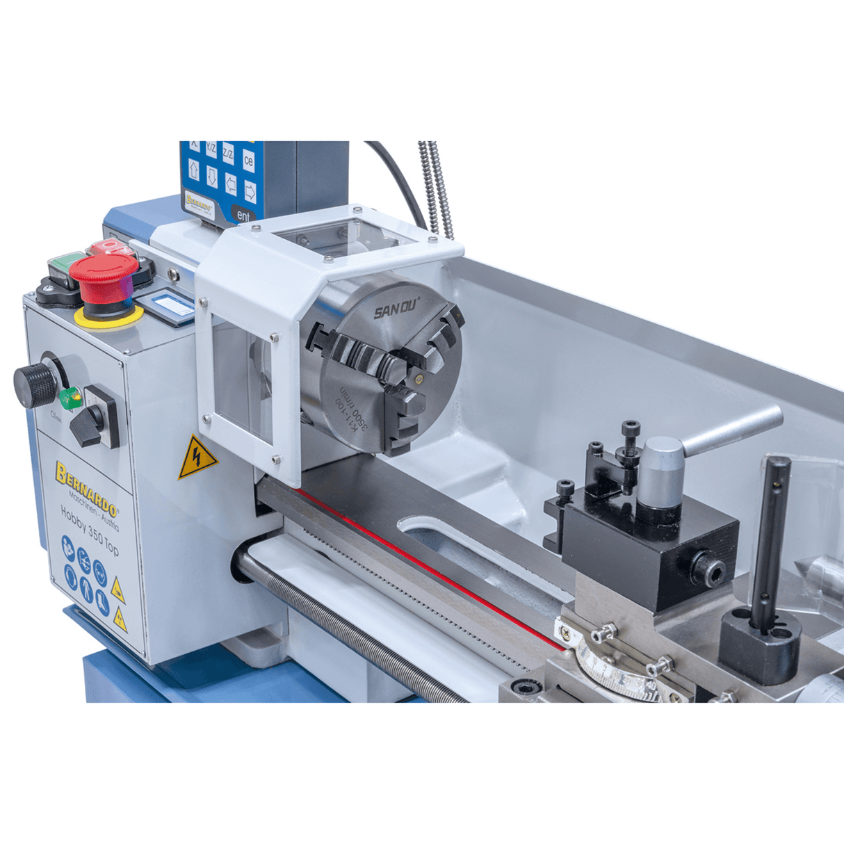 Hobby Lathe 350 Top / 230 V incl. 2-axis digital display DT 40