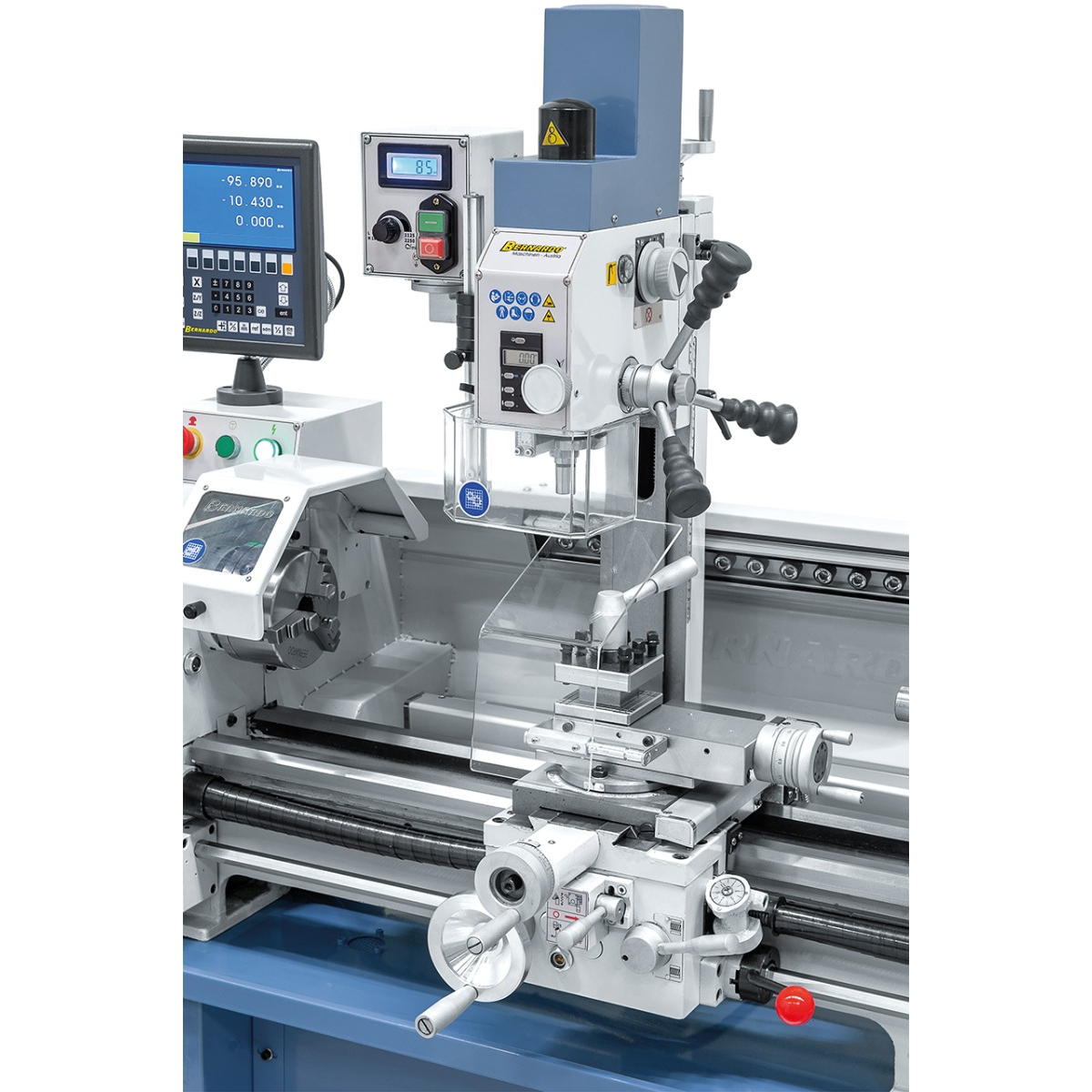 Proficenter 650 G - 230V metal lathe with display and milling machine