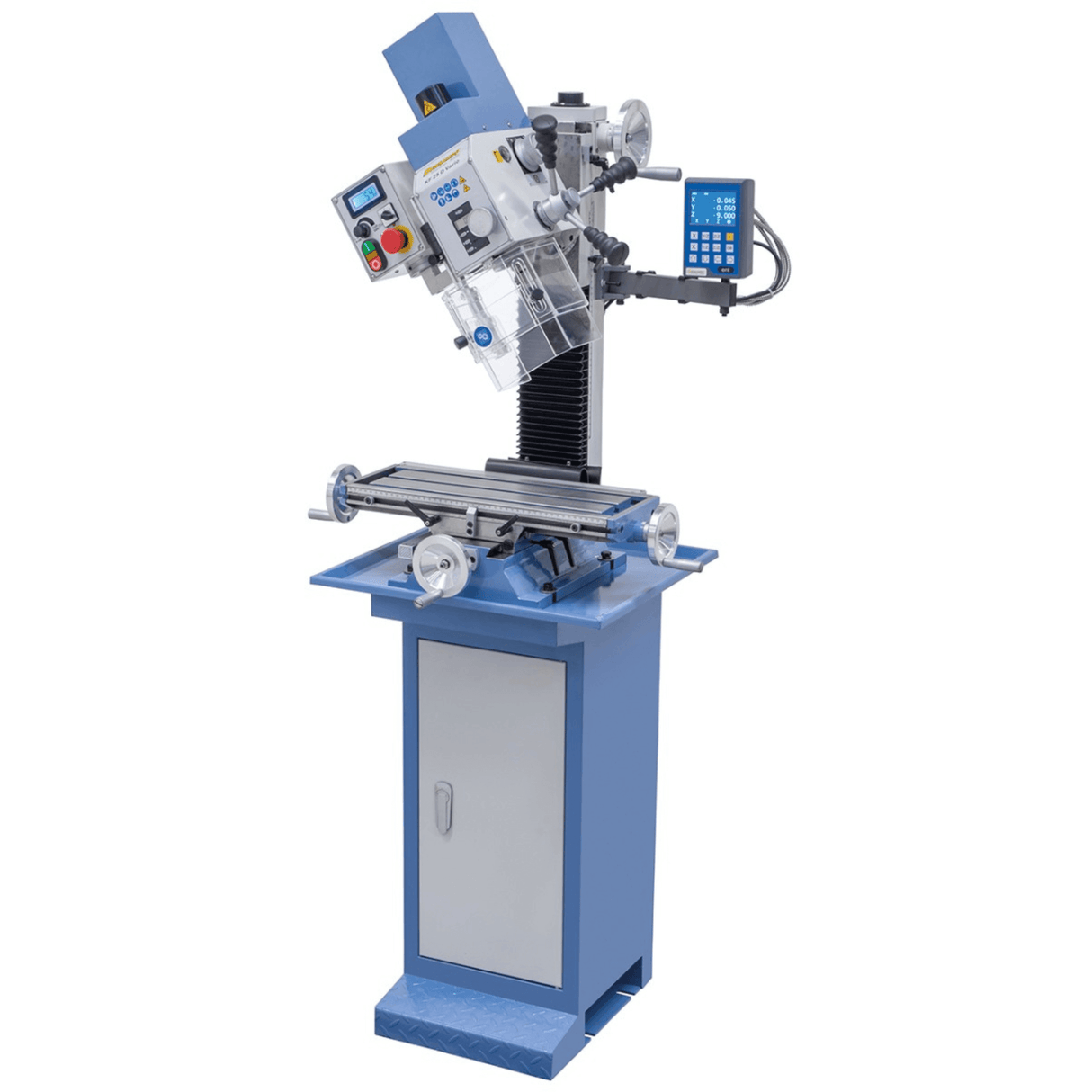 KF 25 D Vario drilling and milling machine with 3-axis digital display