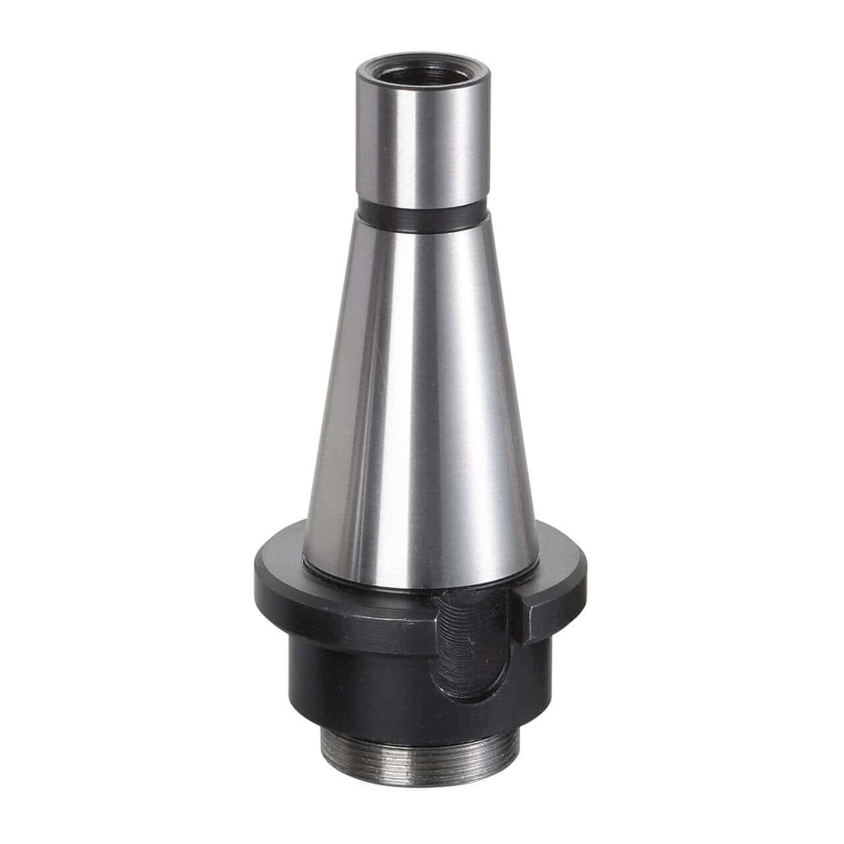 Support shank for ISO 40 drilling head and drill bit