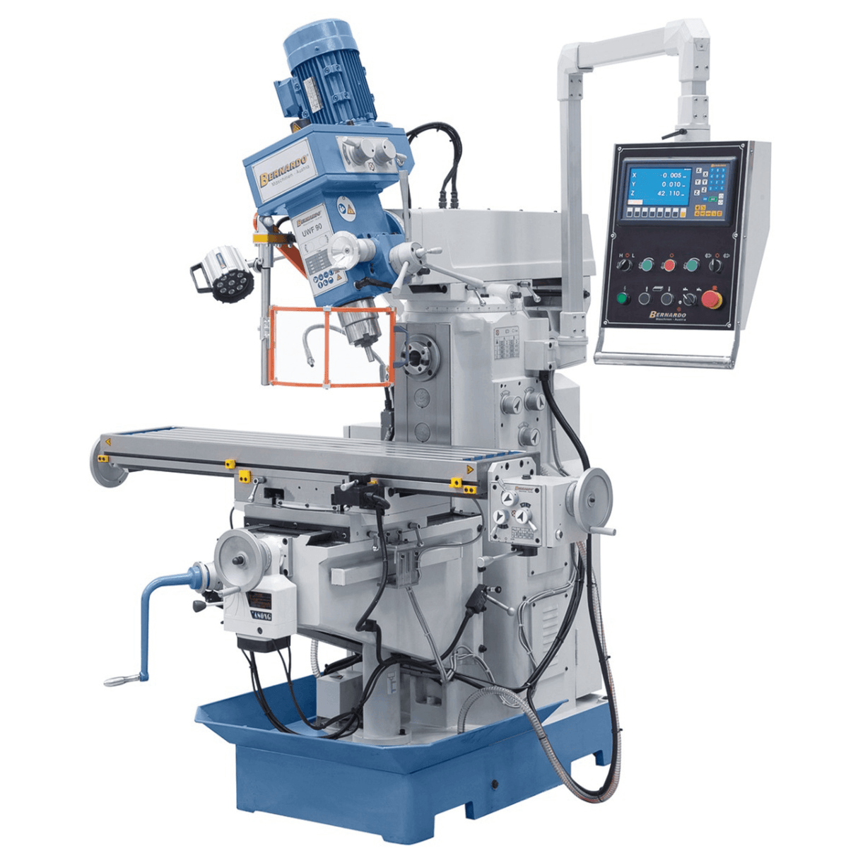 Universal milling machine UWF 90 with digital position display