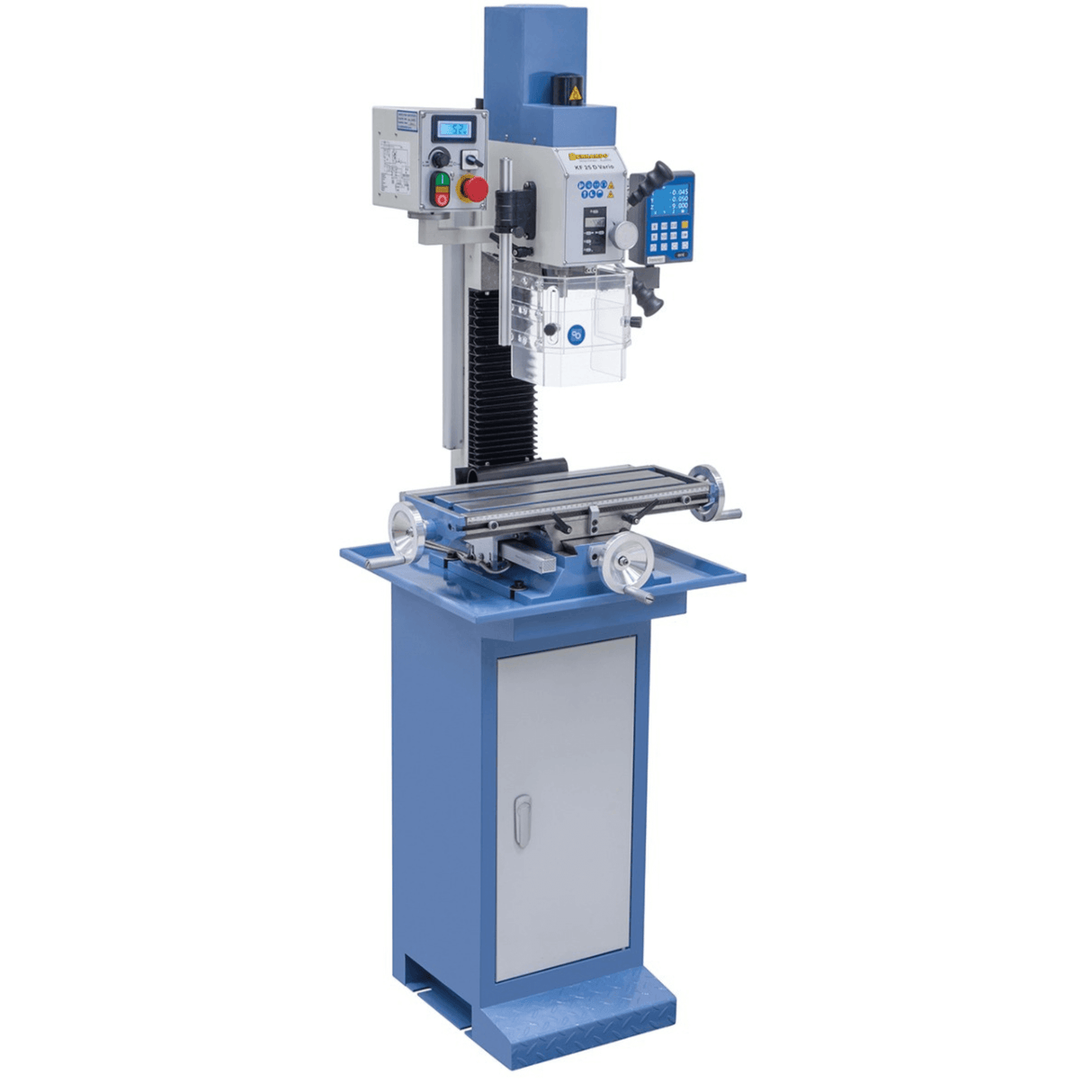 KF 25 D Vario drilling and milling machine with 3-axis digital display