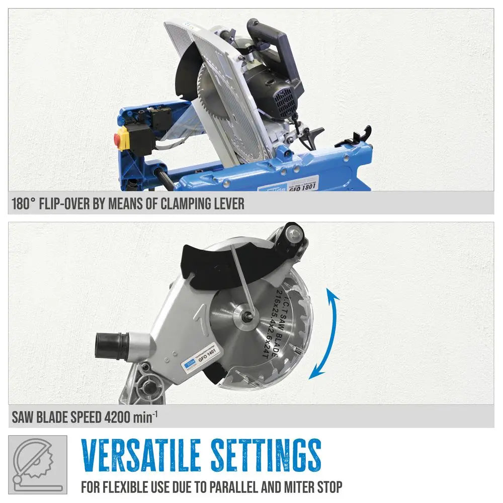 Güde GFO 1801 - Troncatrice radiale 1800 W