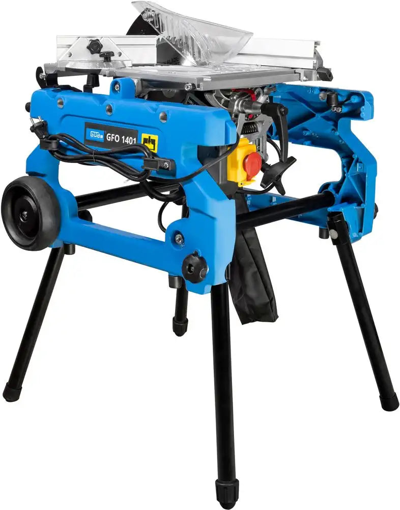 Güde GFO 1401 – Troncatrice radiale multifunzione con piano ribaltabile 180°