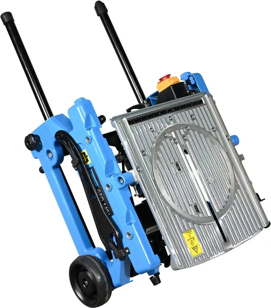 Güde GFO 1401 – Troncatrice radiale multifunzione con piano ribaltabile 180°