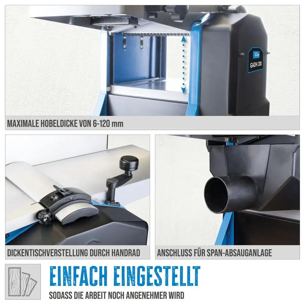 Pialla a filo e spessore Guede GADH 200 – Compatta e precisa 1250W