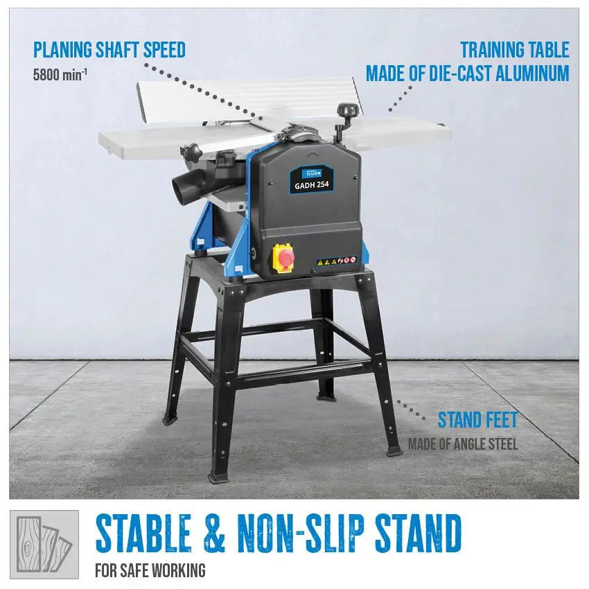 Pialla filo e spessore Guede GADH 254 – Precisione e potenza 1500 W