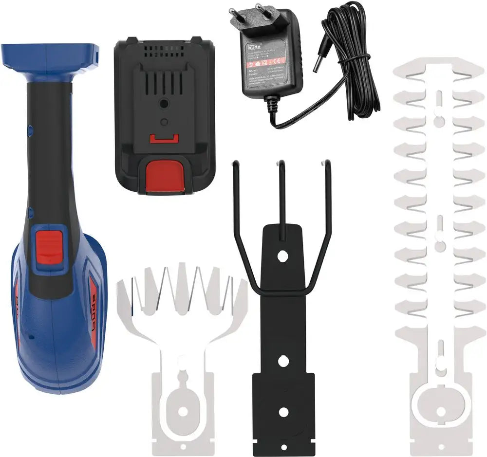 Set per la cura del giardino Guede GPS 18-201-05 – 18V con batteria e accessori