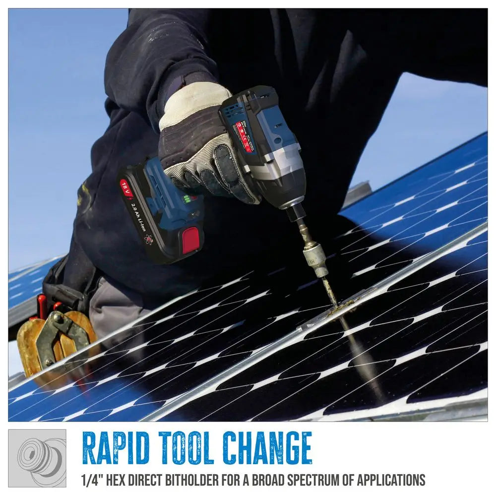 Avvitatore ad impulsi a batteria Guede BSS 18 1/4-0 BL – 18V