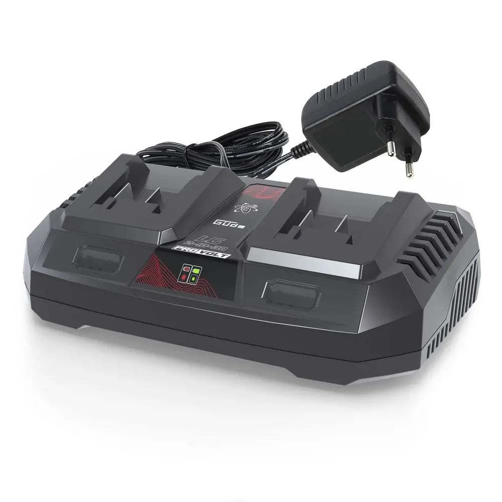 Caricabatterie doppio Guede LG 2-18-30 – 18V E³ 2x3,0 A rapido