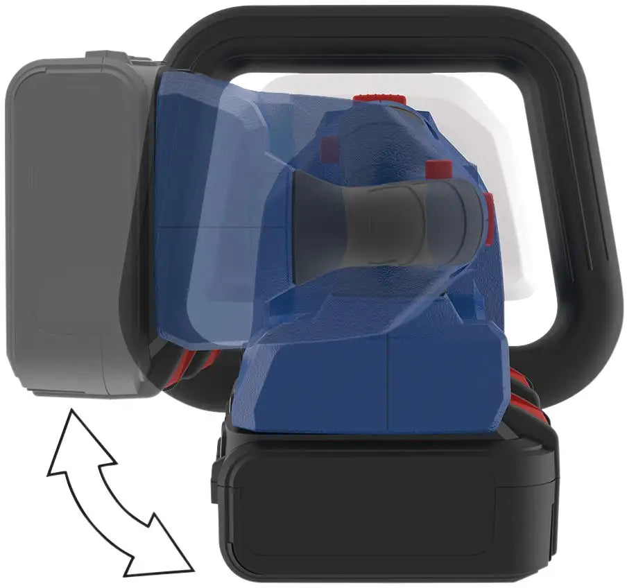 Tagliasiepi a batteria Guede HS 36-302-30 – 36V con 2 batterie da 3Ah