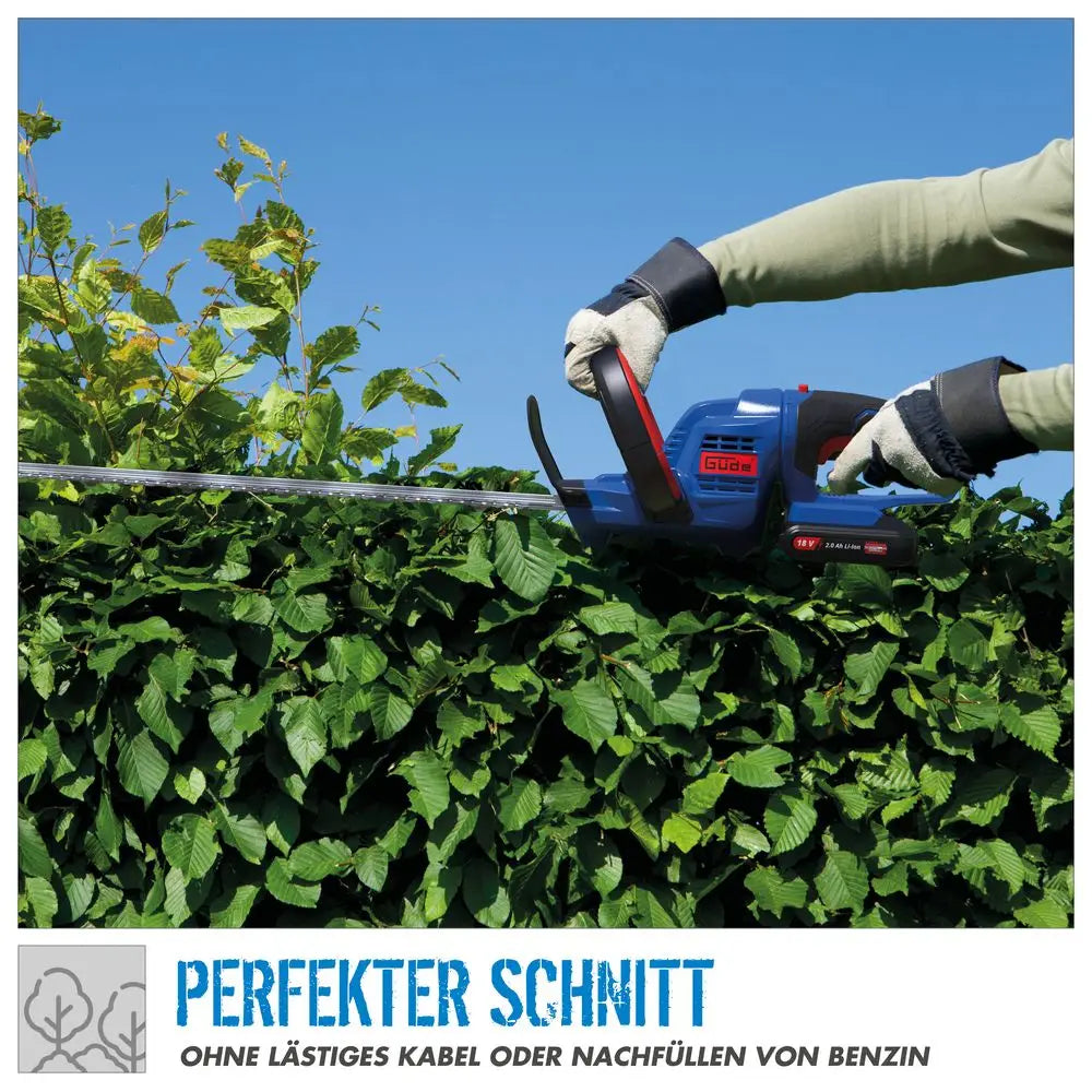 Tagliasiepi a batteria Guede HS 18-201-05 – 18V con batteria e caricatore