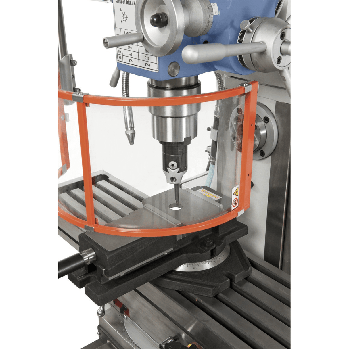 Universal milling machine UWF 80 E incl. 3-axis digital display and Y-axis feed