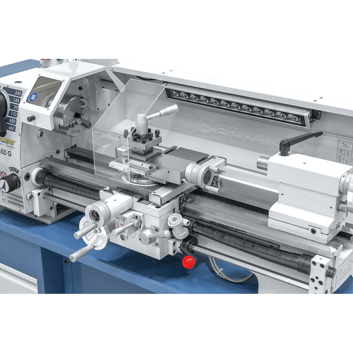 Tornio Bernardo Profi 650 G / 230 V con DRO 2 assi