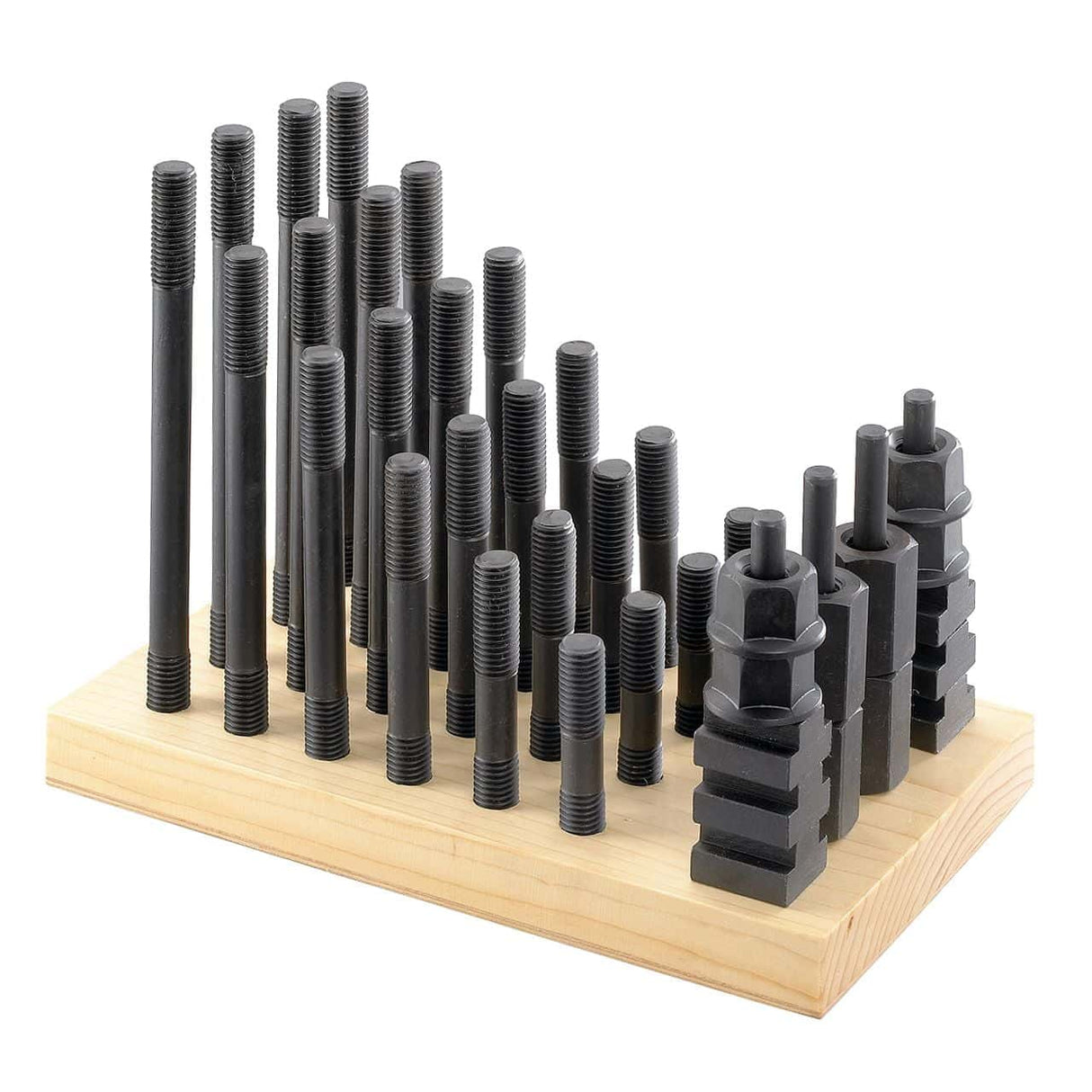 Assortment of 14mm T-head screws and nuts, M12