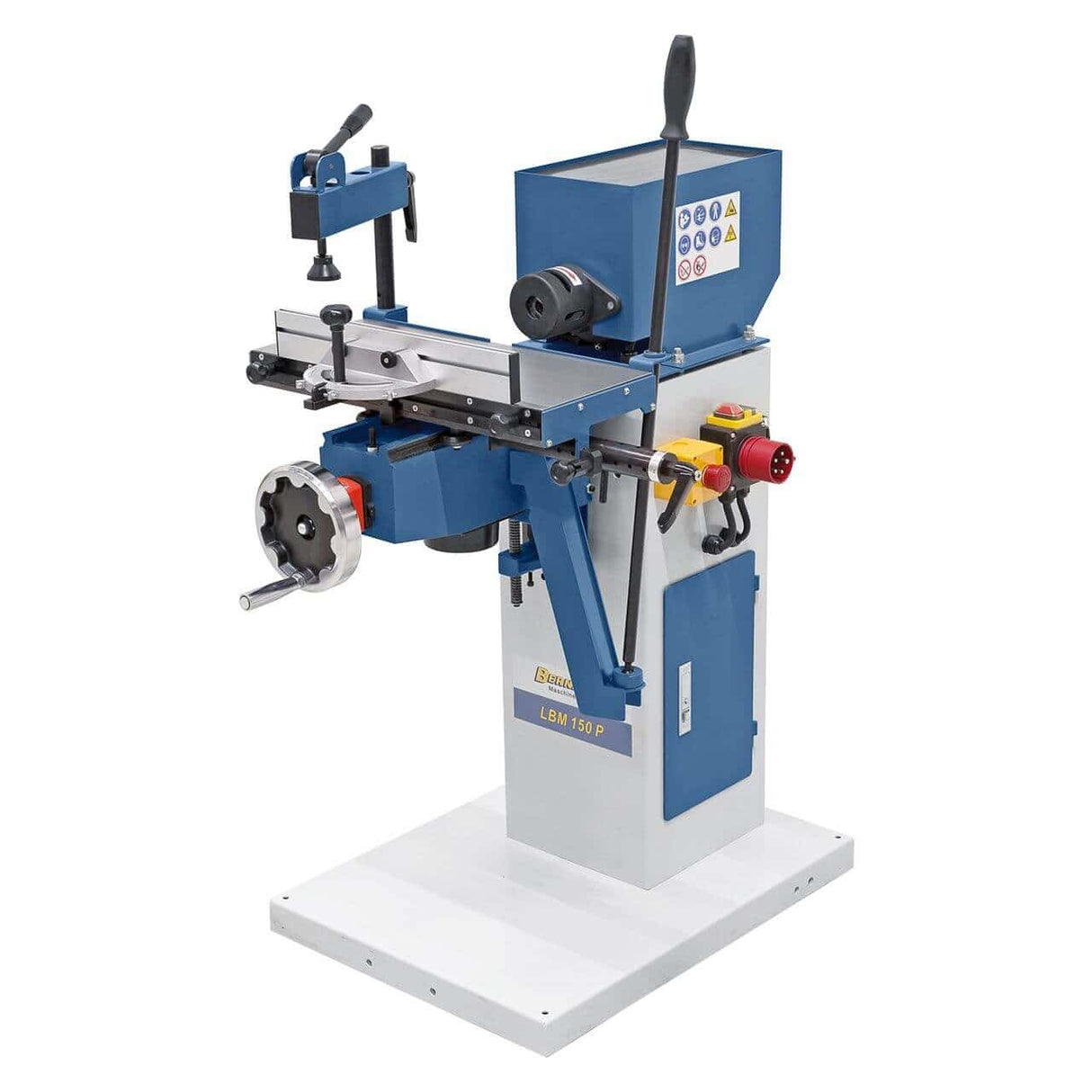 Foratrice per asole Bernardo LBM 150 P con mandrino Westcott, profondità 150 mm e motore 2,2 kW – ideale per falegnamerie.