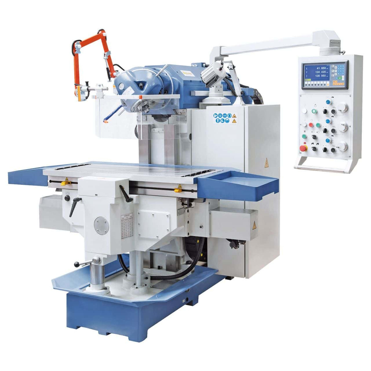 Fresatrice universale Bernardo VARIOMILL FU 1200 E Servo con tavola 1235 x 460 mm, servomotori su tutti gli assi, rapidi integrati e struttura pesante in ghisa