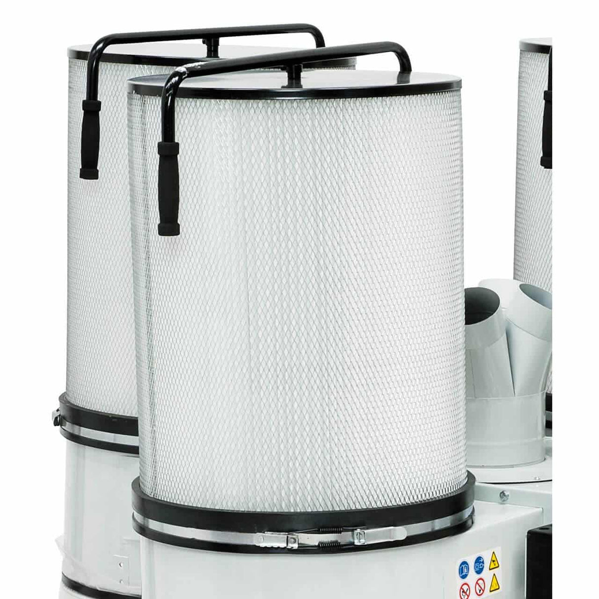 Impianto di aspirazione con cartucce per polveri sottili D