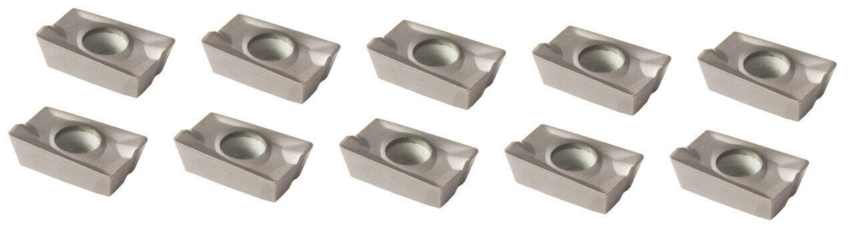Multi-cut insert kit for face mills and angle cutters (10 pieces)