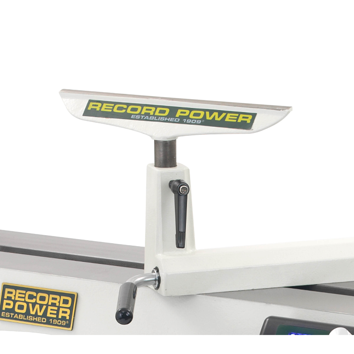 Poggia utensili per tornio da 8 pollici con gambo da 1 pollice, colore crema, compatibile con torni Coronet Envoy e Regent.