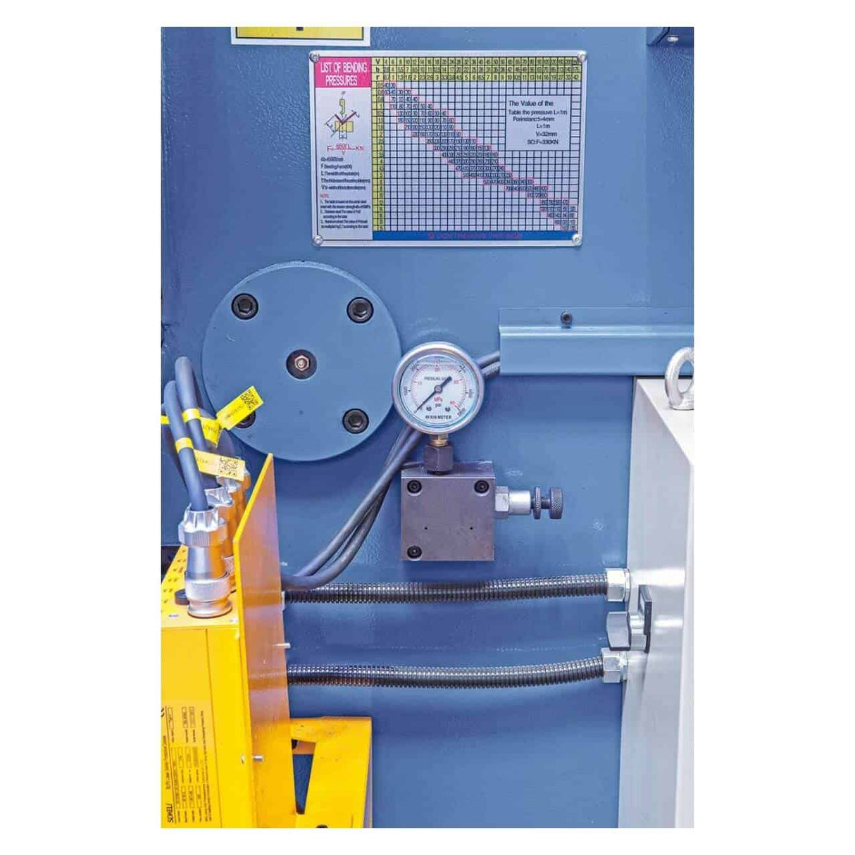 Pressa piegatrice idraulica per lamiera