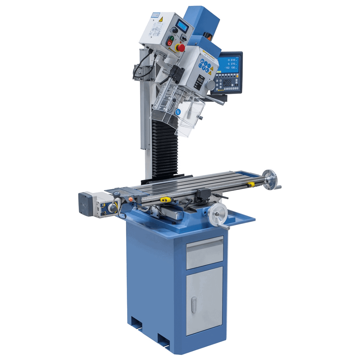 Drill and milling machine BF 30 N Super with feed and 3-axis display ES-12 V