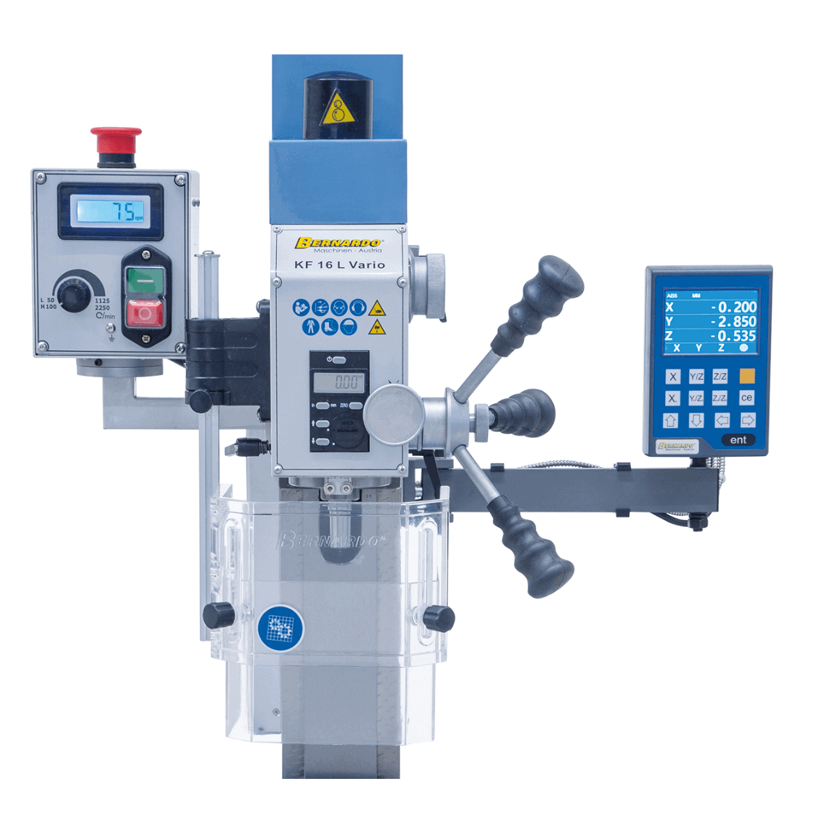 KF16 L Vario Drill/Milling Machine incl. three-axis digital display