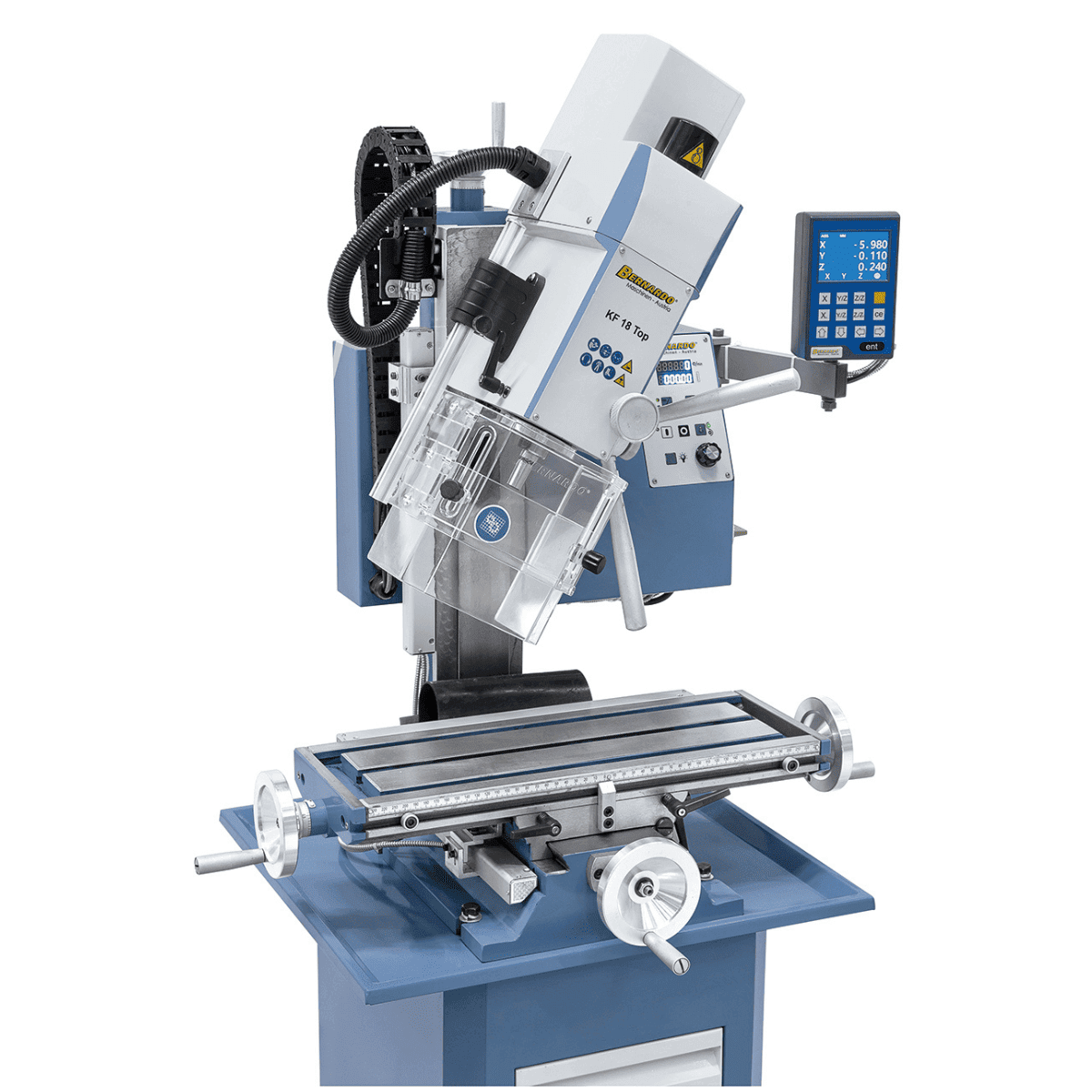 KF 18 Top drilling and milling machine incl. 3-axis digital display