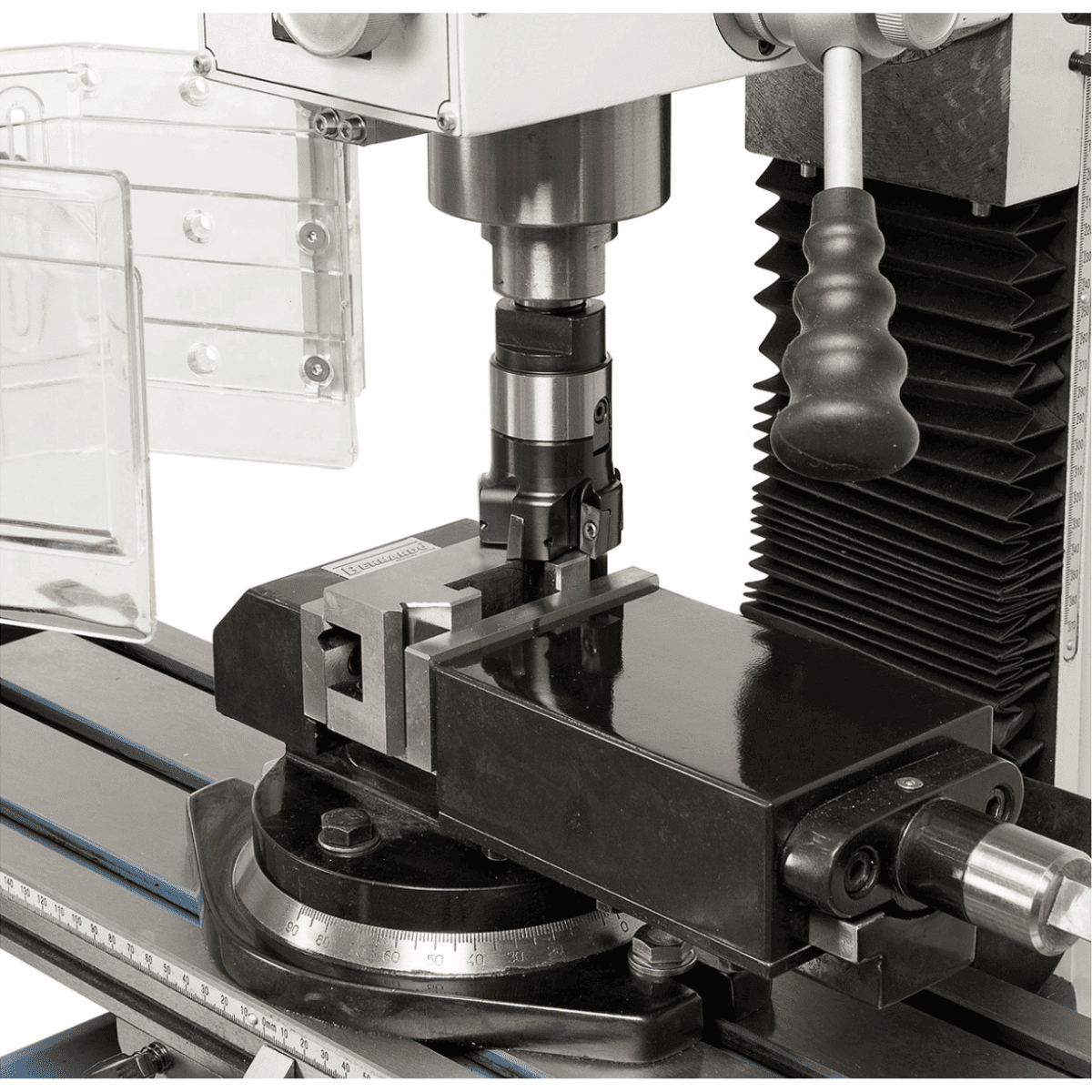 KF 25 D Vario drilling and milling machine with 3-axis digital display