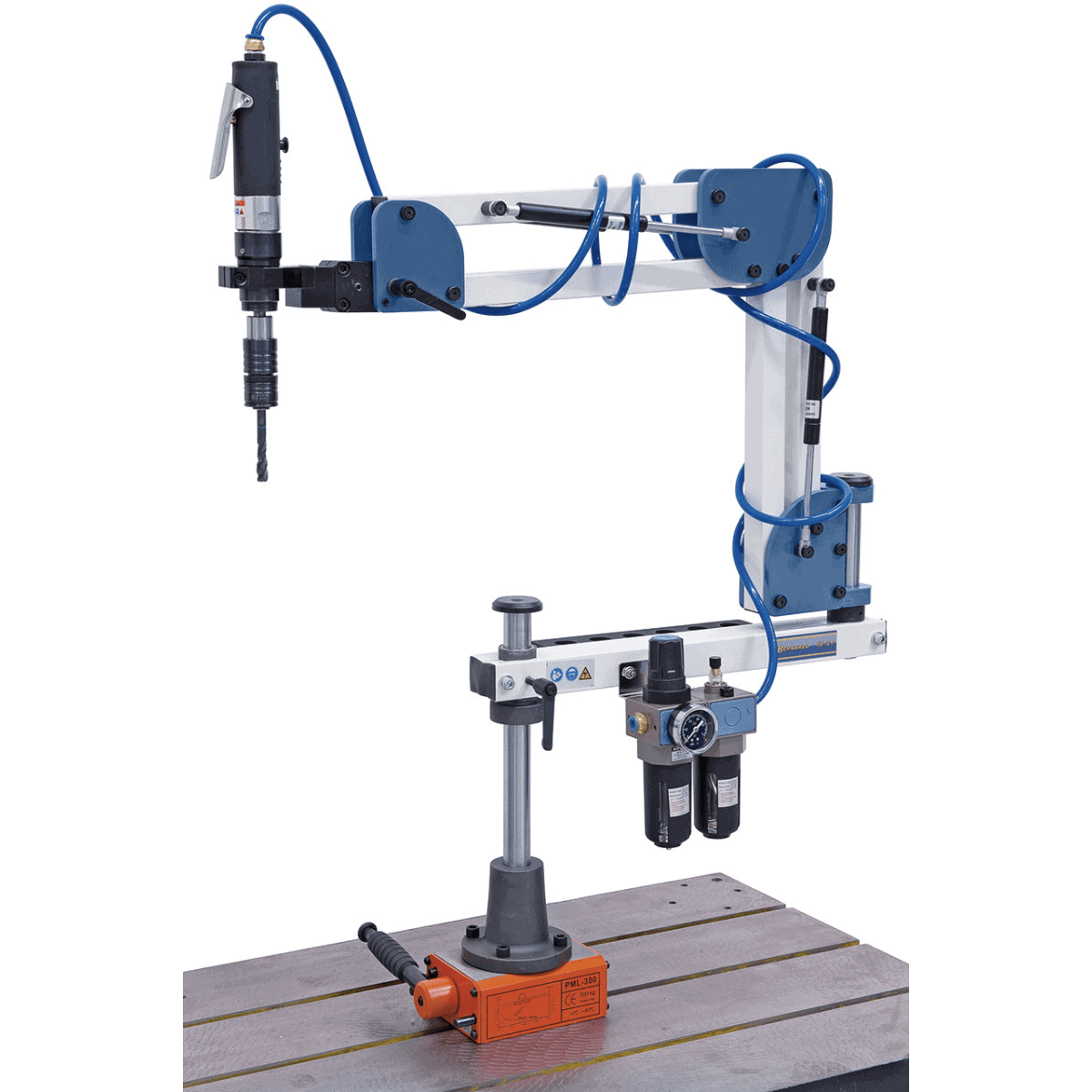 Pneumatic threading machine TM 24 P / R 1500