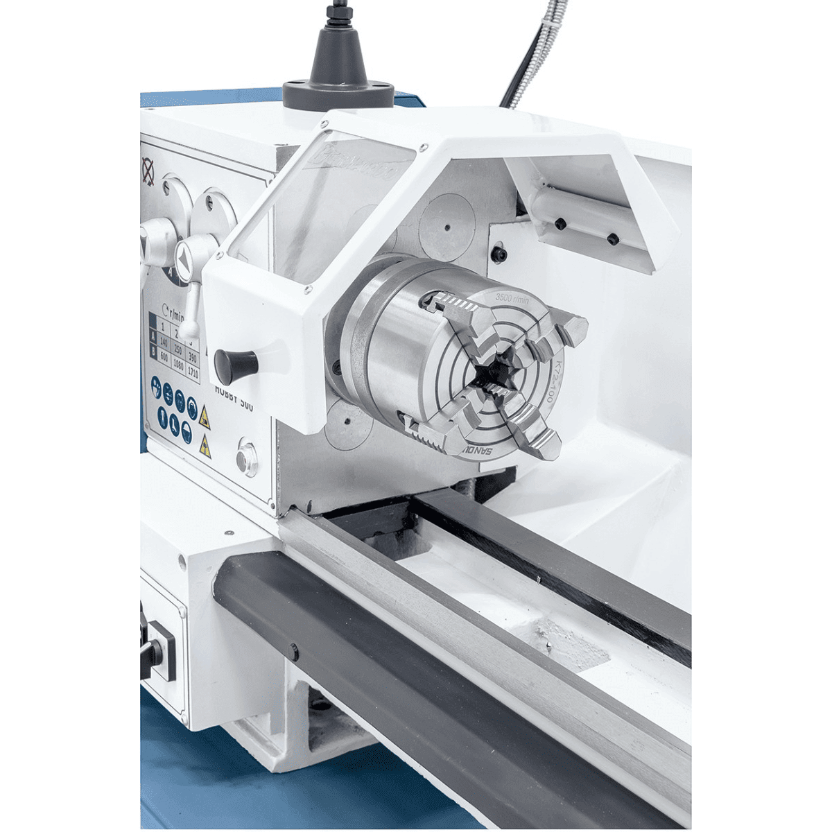 Bernardo Tornio metallo Hobby 500 - 400V con visualizzatore digitale a 2 assi DT 40