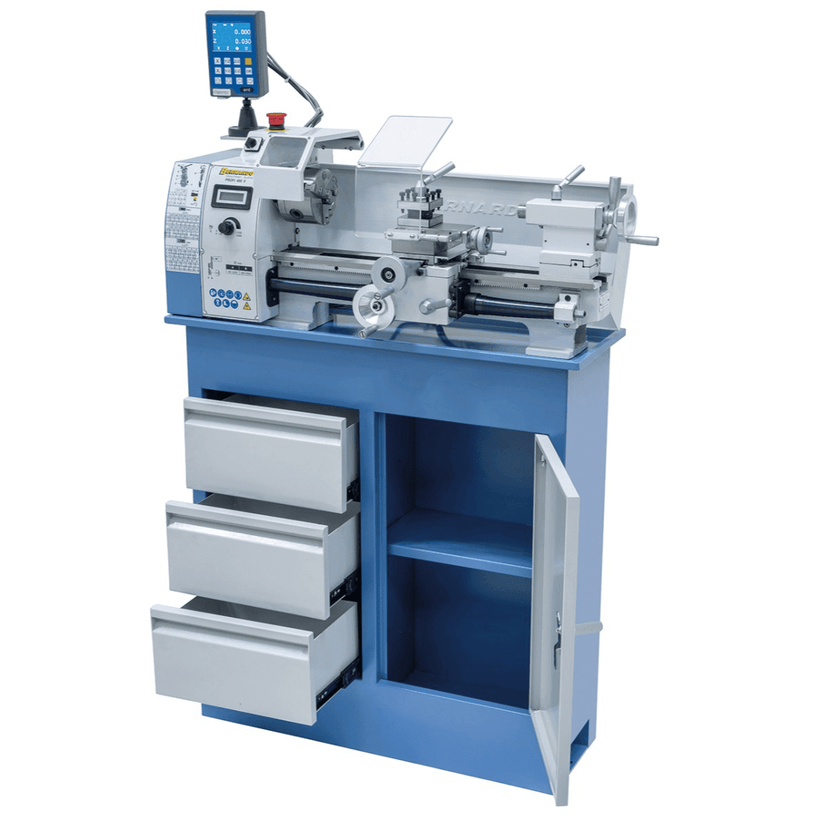 Profi 400 V / 230 V lathe incl. 2-axis digital display DT 40