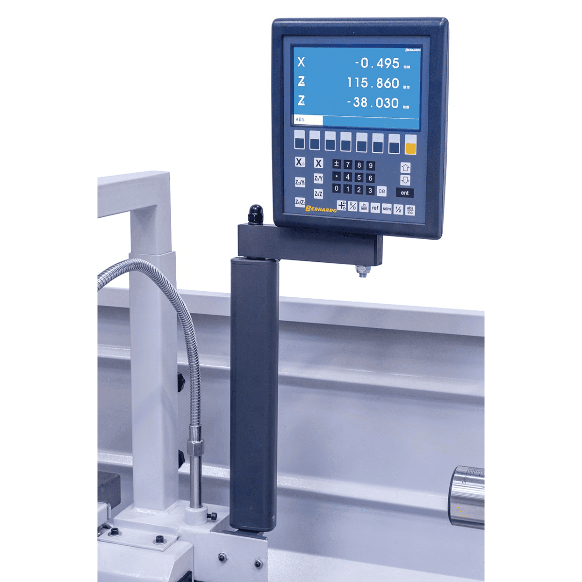 Tornio Bernardo Solid 460 x 2000 Pro con visualizzatore digitale 3 assi