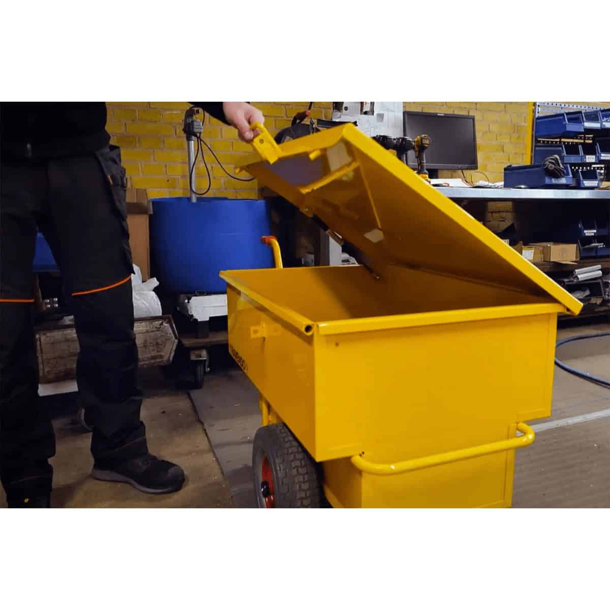 Trolley with container UT 160 PUR