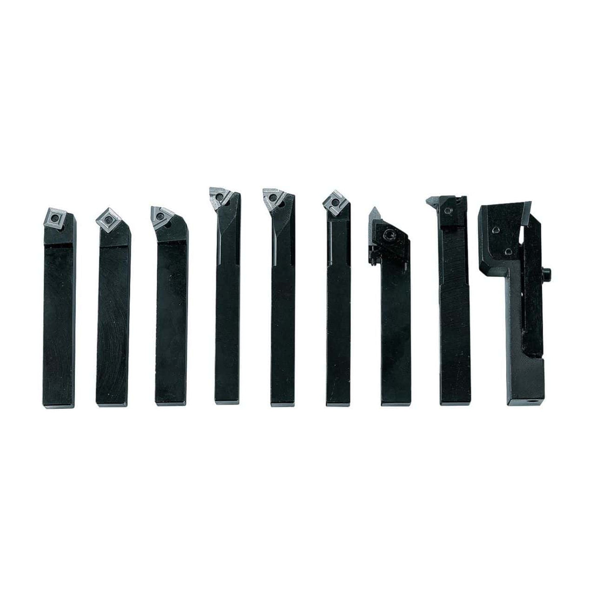 9-piece HM 10mm multi-cutting insert lathe set, F-kit