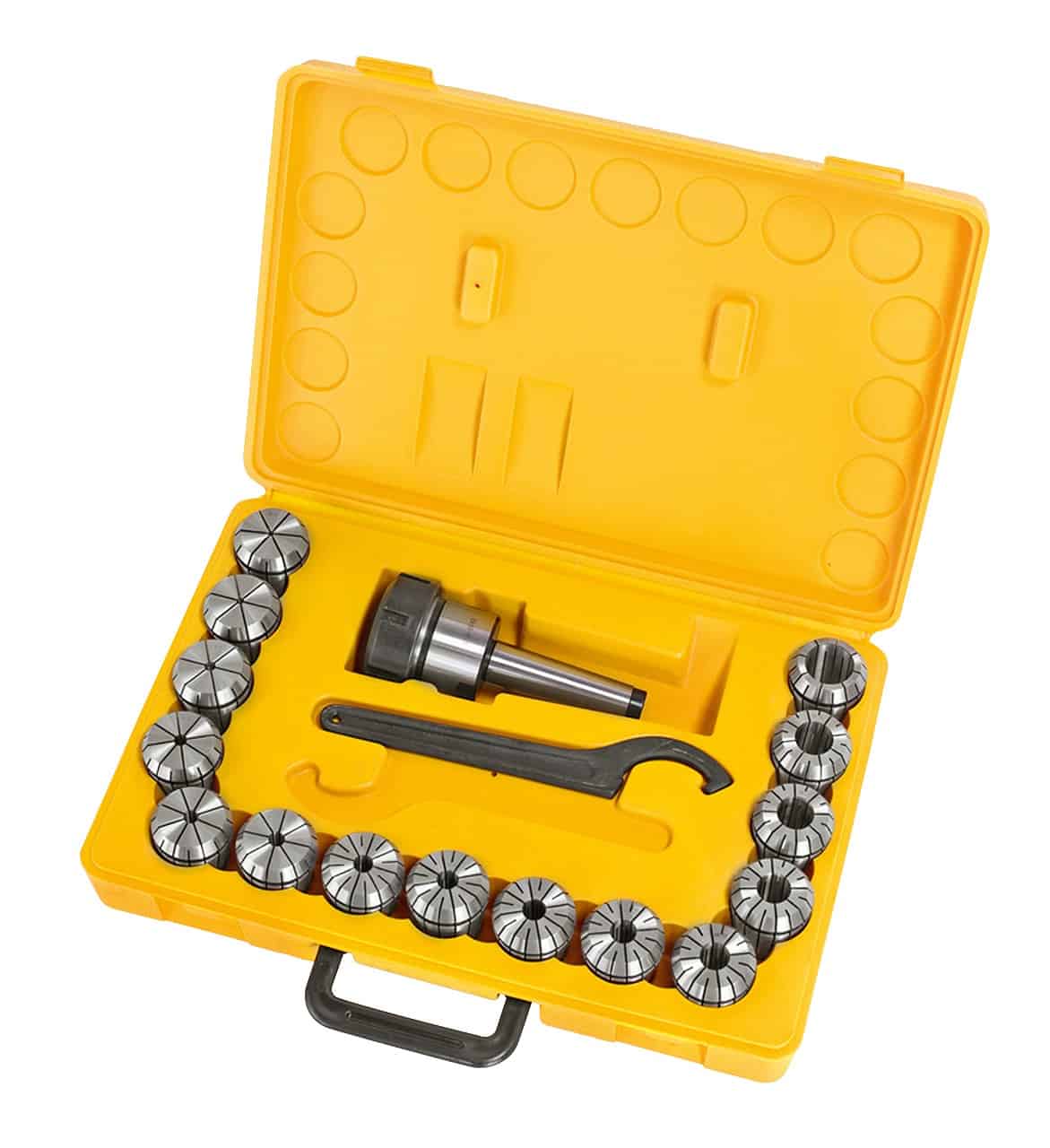 ER 40 collet chuck set, MK 3, 3 - 25 mm