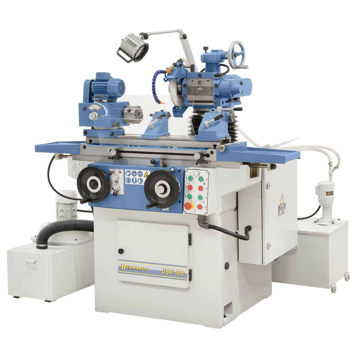 Bernardo Smerigliatrice universale USM 500 con aspirazione e refrigerazione, tavola longitudinale idraulica e completa dotazione di accessori