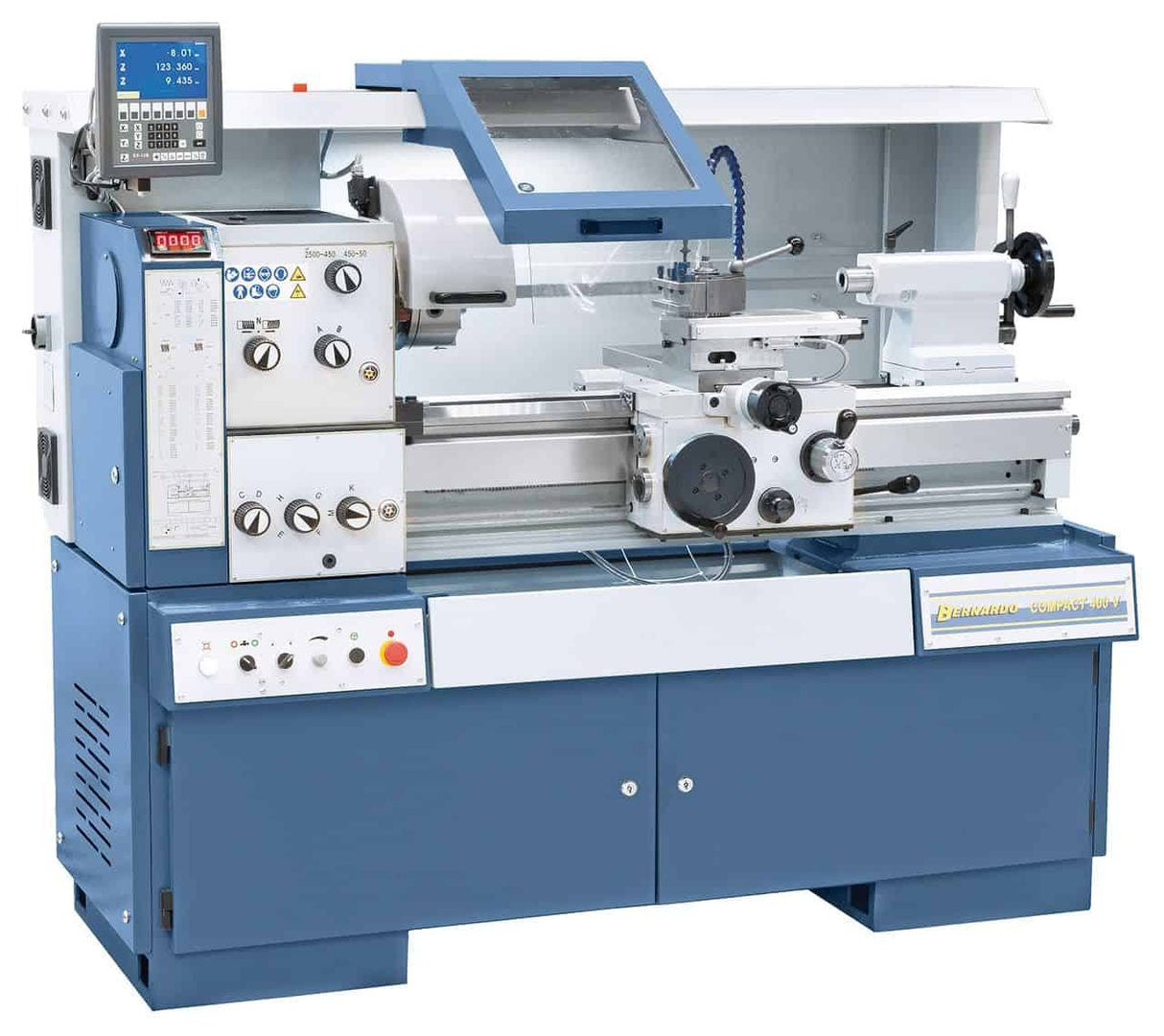 Compact 400 V Continuous Speed Universal Lathe