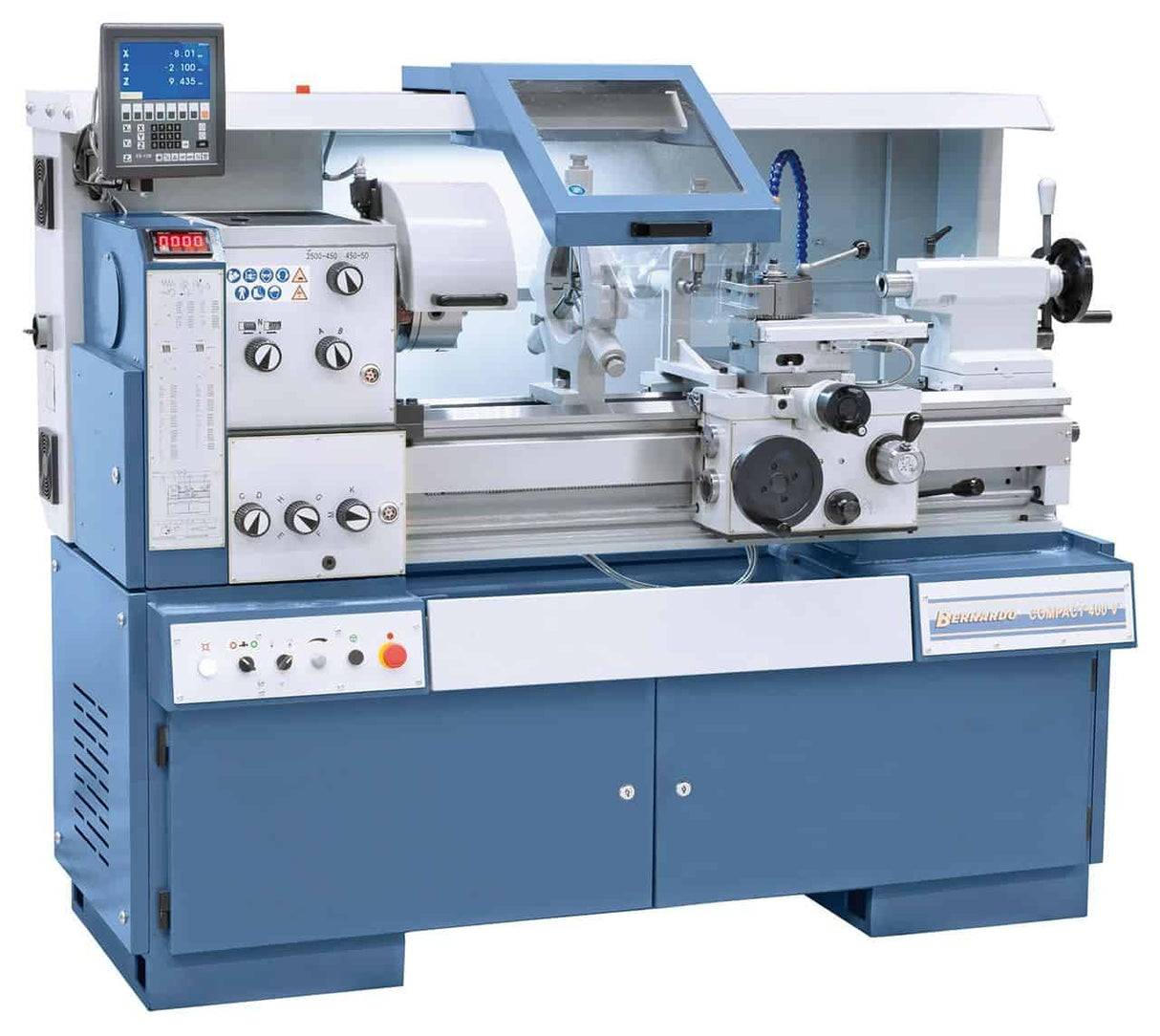 Compact 400 V Continuous Speed Universal Lathe
