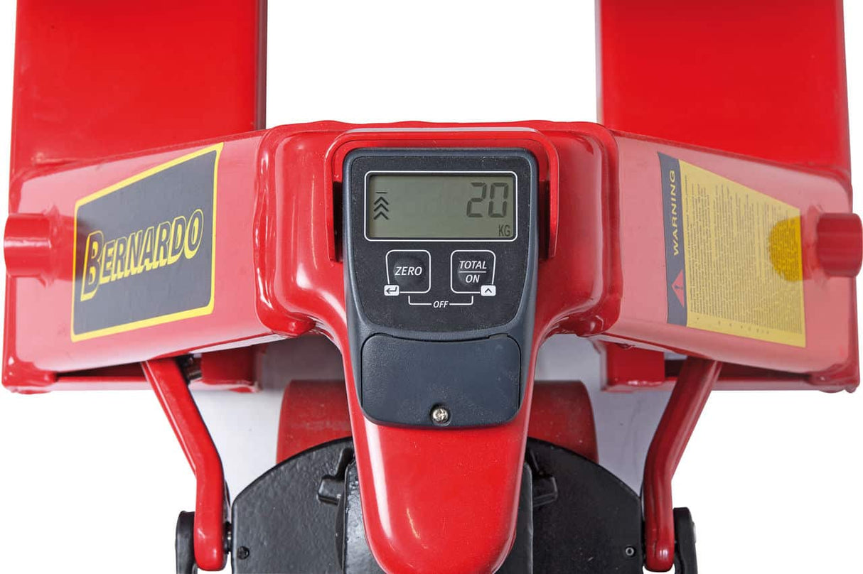 Bernardo Transpallet con sistema di pesatura PHW 2,0 W eco