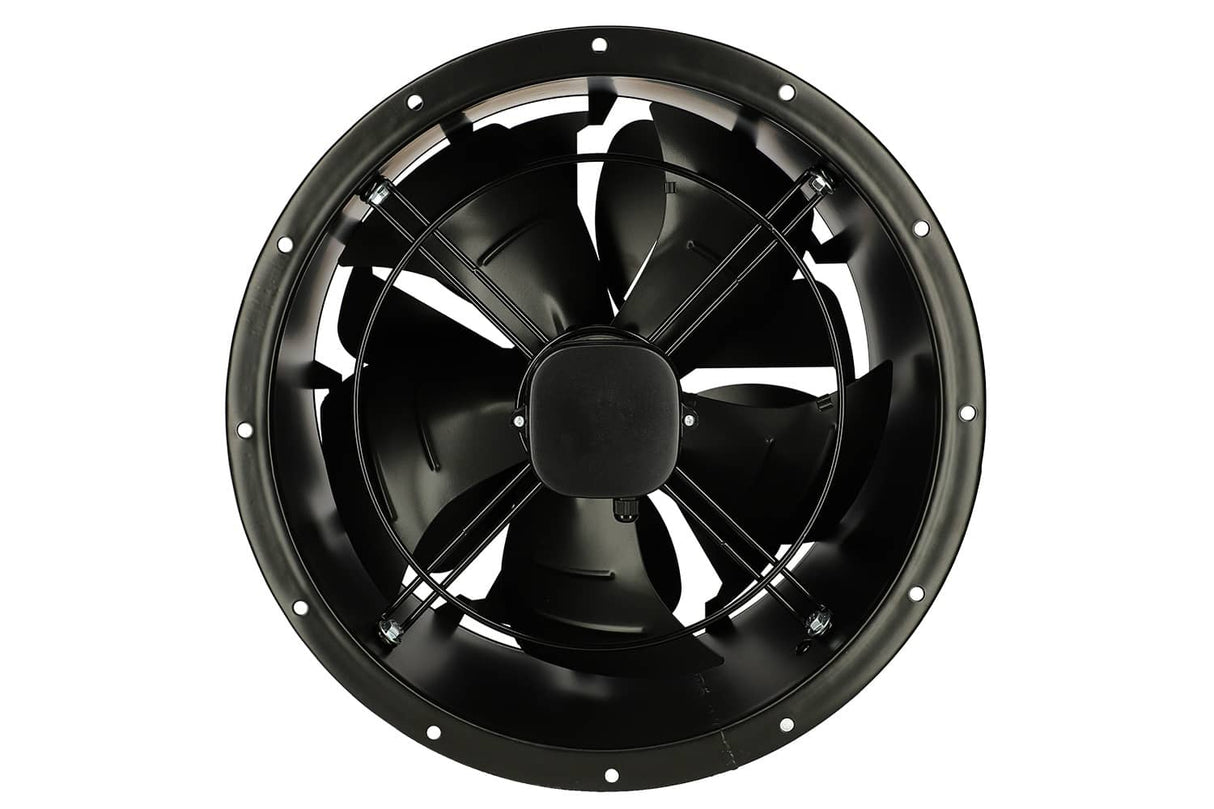 Ventilatore di destratificazione Reventon TORNADO XS5, con portata d’aria di 7600 m³/h, ideale per ridurre la stratificazione del calore e migliorare l’efficienza energetica. Dotato di motore potente e silenzioso, struttura robusta e design compatto, perfetto per ambienti industriali, magazzini e capannoni.