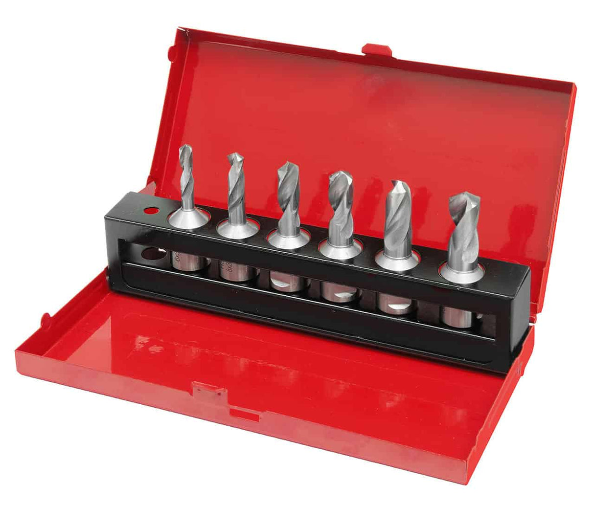 HSS drill bit set, 6 - 13 mm, drilling depth 30 mm, 6-piece