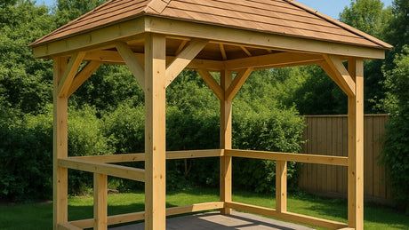 Costruire un gazebo fai da te in legno guida completa + [progetto PDF]