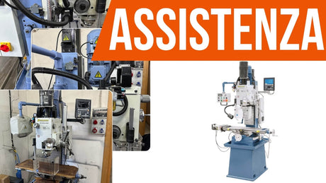 Installazione trapano e fresatrice FM 55 HTC vario con display digitale a 3 assi