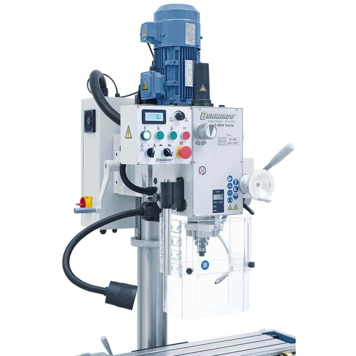 Drill and milling machine BF 45 HSV Vario with feed 