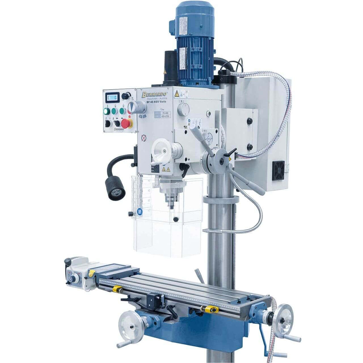 Drill and milling machine BF 45 HSV Vario with feed 